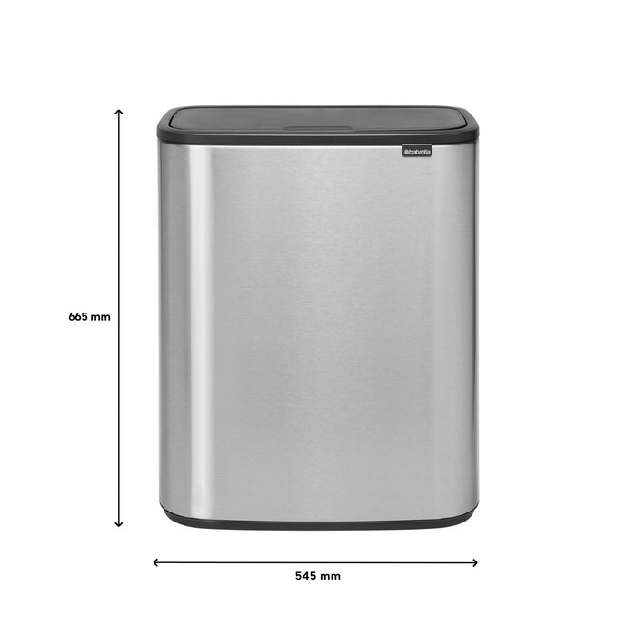Brabantia Bo Touch Bin 60 Liter Vingerafdrukvrij