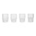 Ferm LIVING Ripple Drinkglazen Set van 4 Klein - Clear