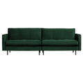 WOOOD Rodeo Classic 3-zitsbank - Velvet -  Green forest