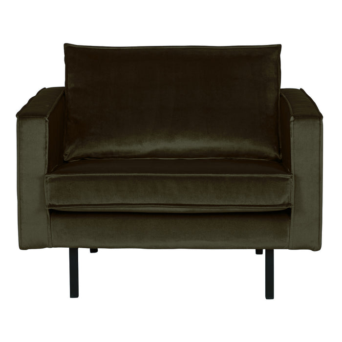 WOOOD Rodeo Fauteuil - Velvet - Green Hunter