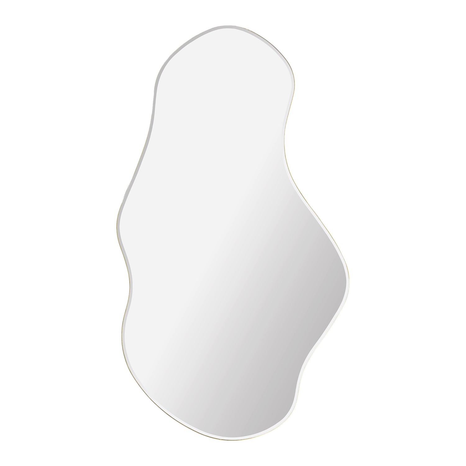 Ferm Living Pond Spiegel - Large - Brass Frame