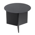 HAY Slit Table Round Bijzettafel Ø 45 cm - Zwart