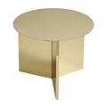 HAY Slit Table Round Bijzettafel Ø 45 cm - Brass