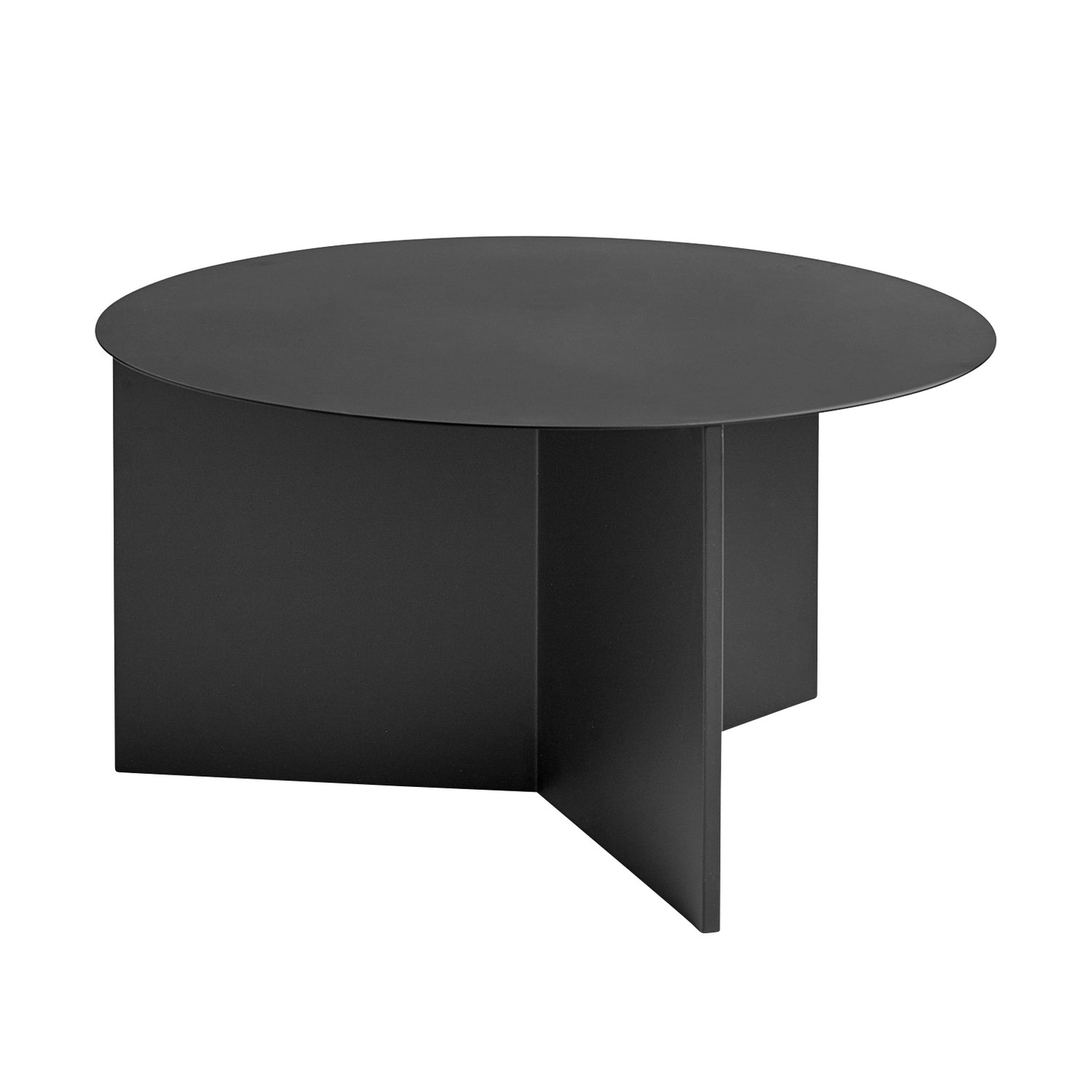 HAY Slit Table Round XL Bijzettafel -  Ø 65 cm - Zwart