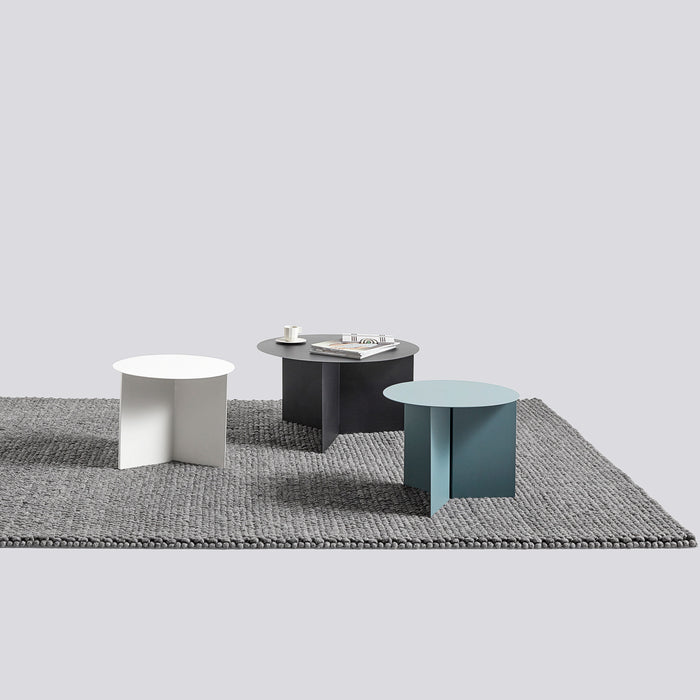 HAY Slit Table Round XL Bijzettafel -  Ø 65 cm - Wit