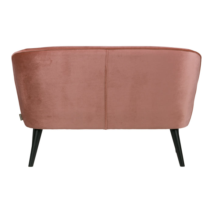 WOOOD Sara Bankje - Velvet - Oudroze