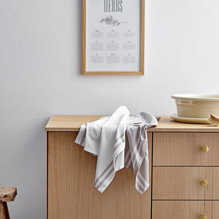 Södahl Soft Kitchen Theedoek 50 x 70 cm - Beige - 2 st.