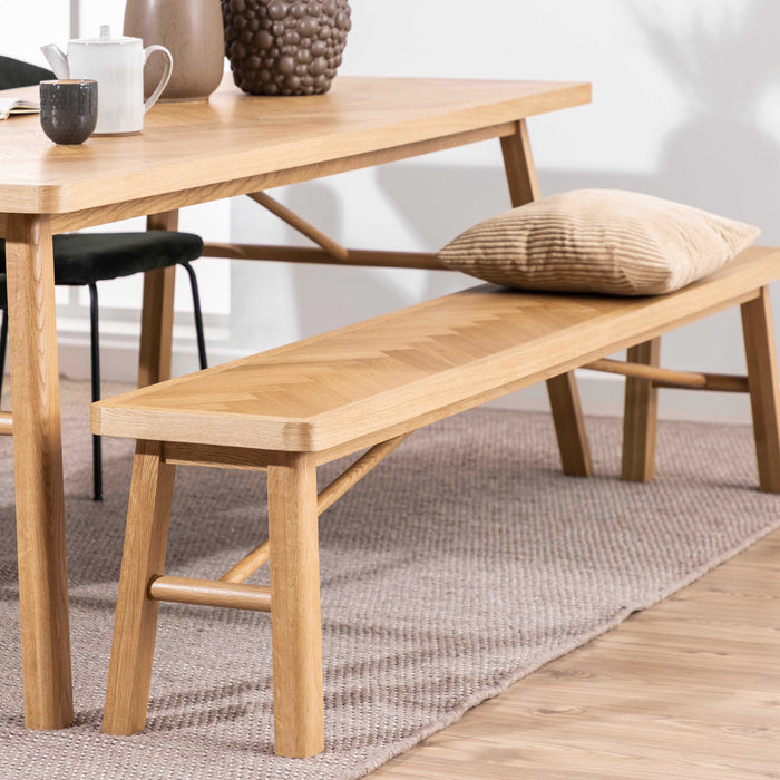 by fonQ  Tekla Eetkamerbank - Oak