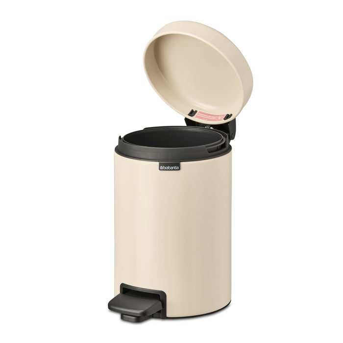 Brabantia NewIcon Pedaalemmer 3 L - Soft Beige