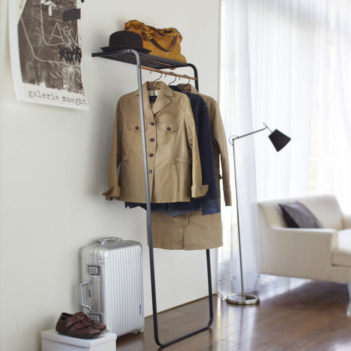 Shelf Coat Hanger - black