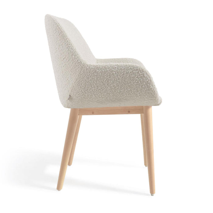 Kave Home Konna Eetkamerstoel - Wit