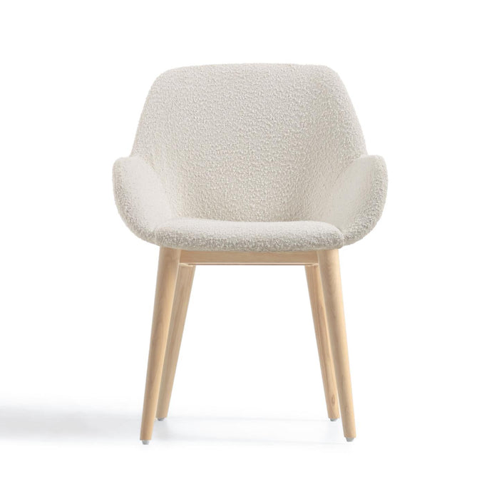 Kave Home Konna Eetkamerstoel - Wit