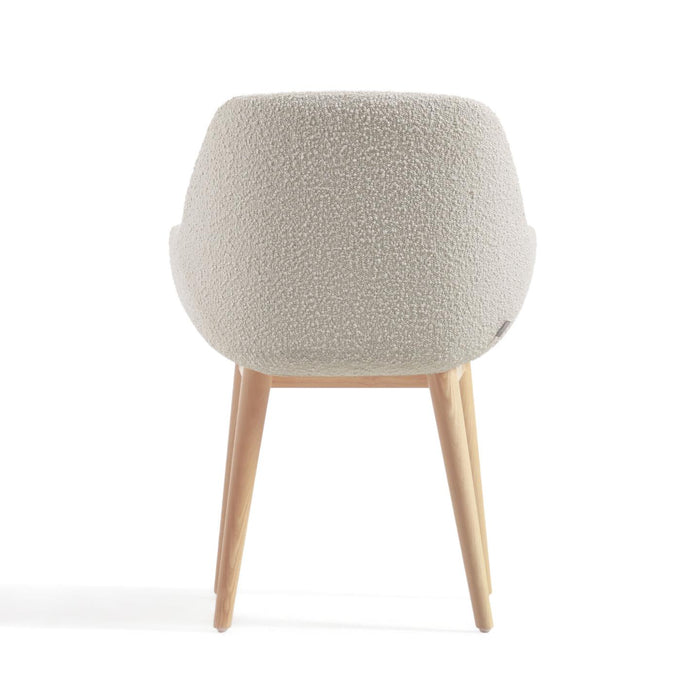 Kave Home Konna Eetkamerstoel - Wit