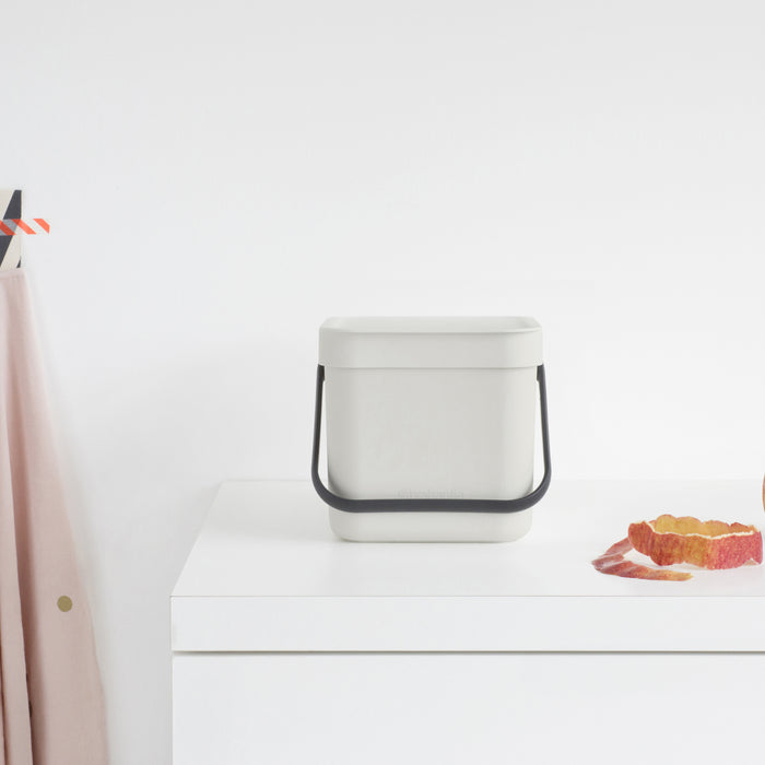 Brabantia Sort & Go Afvalemmer 6 L - Grijs