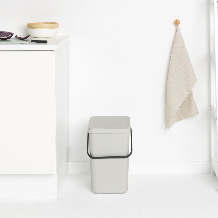 Brabantia Sort & Go Afvalemmer 25 L - Grijs