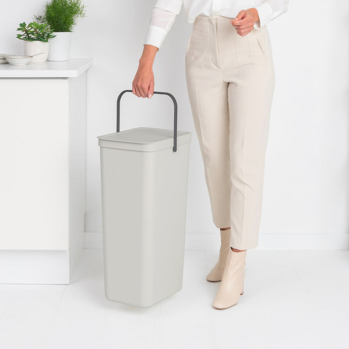 Brabantia Sort & Go Afvalemmer 40 L - Grijs