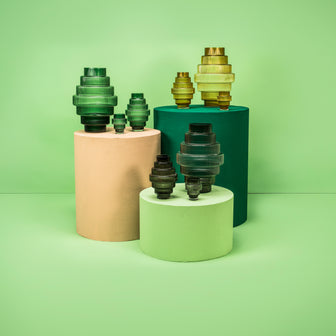 POLSPOTTEN Steps Vaas S - Groen