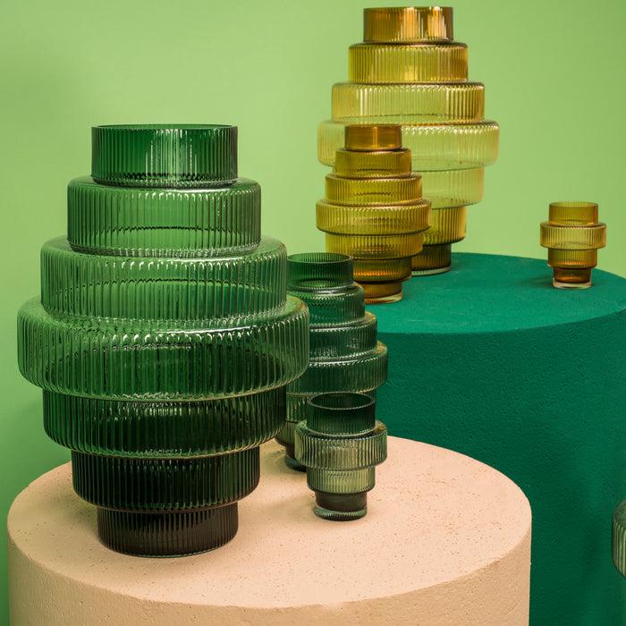 POLSPOTTEN Steps Vaas L - Groen