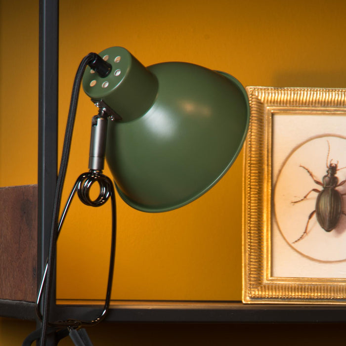 Lucide MOYS Klemlamp - Groen