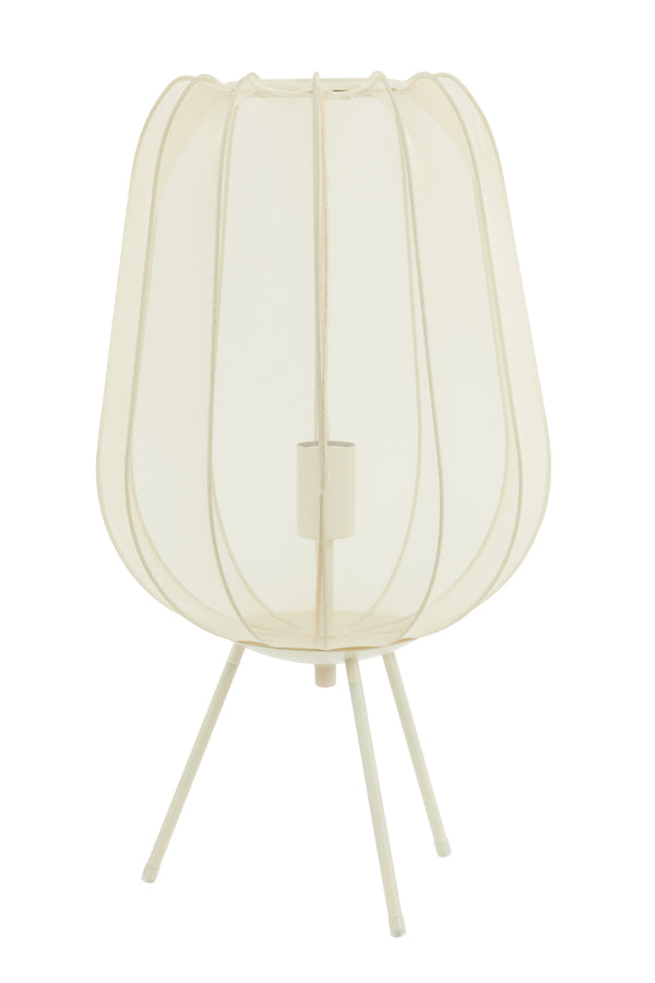Light & Living Plumeria Tafellamp - H 60 x Ø 34 cm - Zand