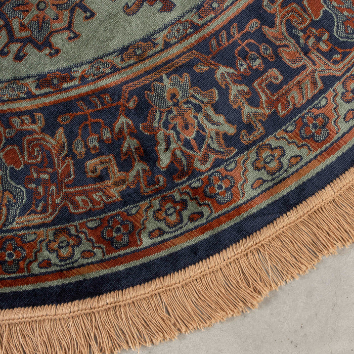 by fonQ  Ezra Vloerkleed Ø 200 cm - Groen