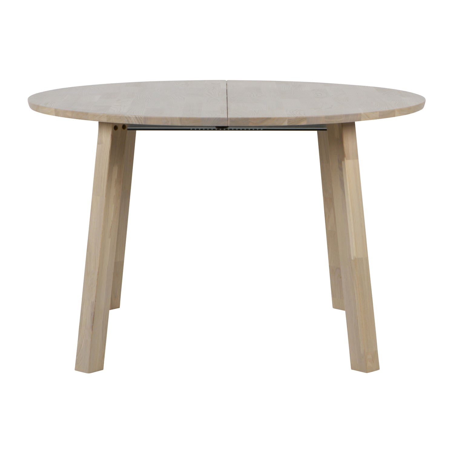 WOOOD Lange Jan Uitschuifbare Eettafel 120 x 200 cm - Whitewash Eiken