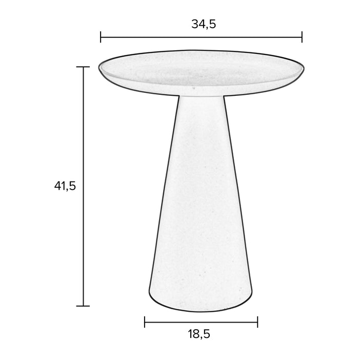 by fonQ basic Tira Bijzettafel - Roze - Ø 34,5 cm