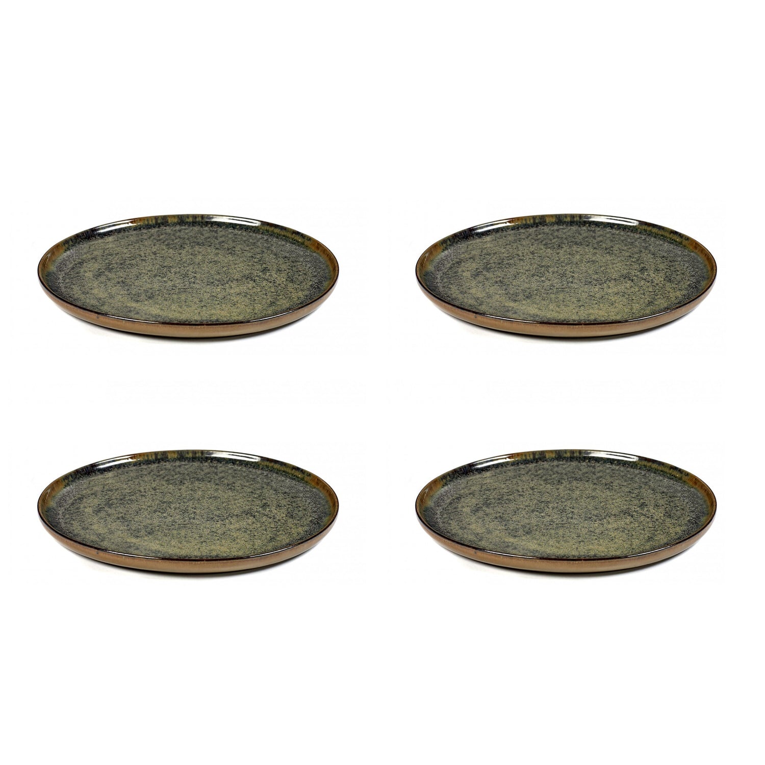 SERAX - Sergio Herman - Surface Bord 4 st. - Ø 24 cm - Indy Grey