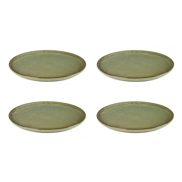 SERAX - Sergio Herman - Surface Bord 4 st. - Ø 27 cm - Camogreen