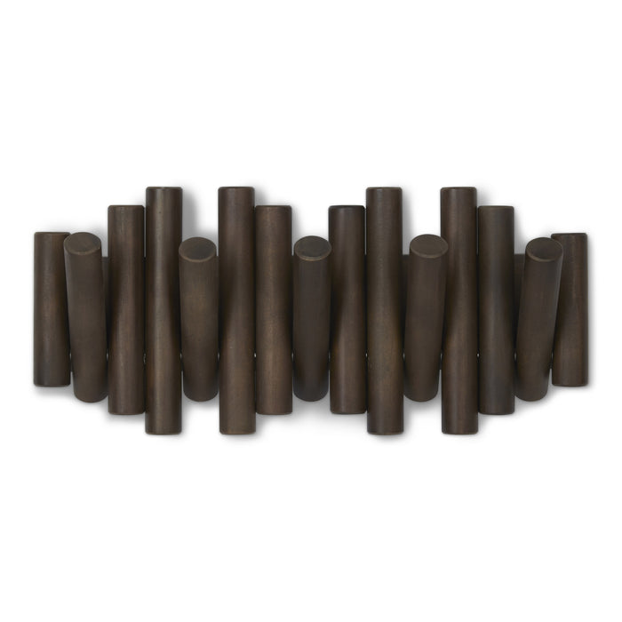 Umbra Picket Rail Hook Wandkapstok B 38 cm - Walnoot