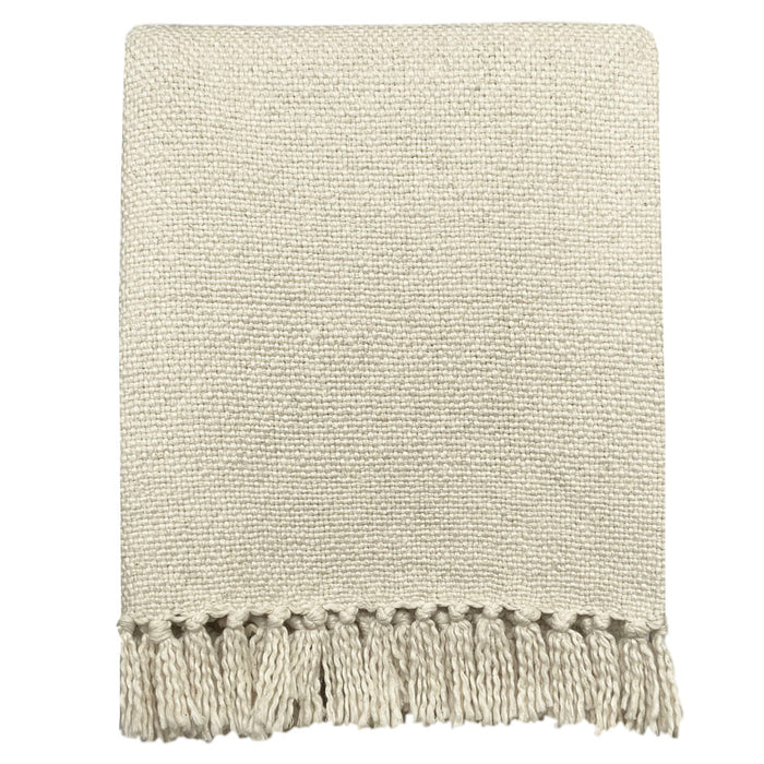 Malagoon Katoenen Plaid - Clay White