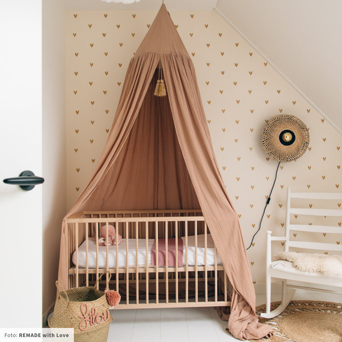 GOOD&MOJO Kalimantan Wandlamp Rond - Ø44cm - Naturel