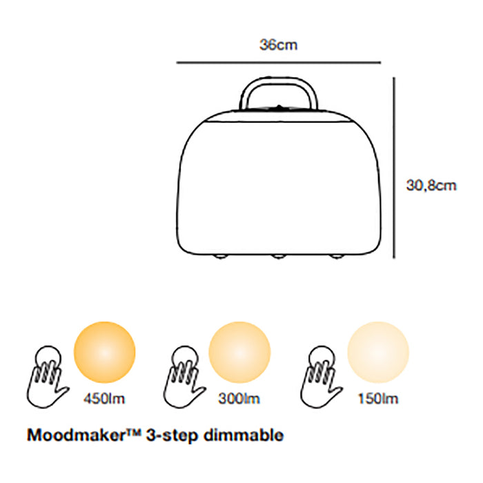 Nordlux Kettle Moodmaker Combinatie Hang-, Tafel- en Vloerlamp