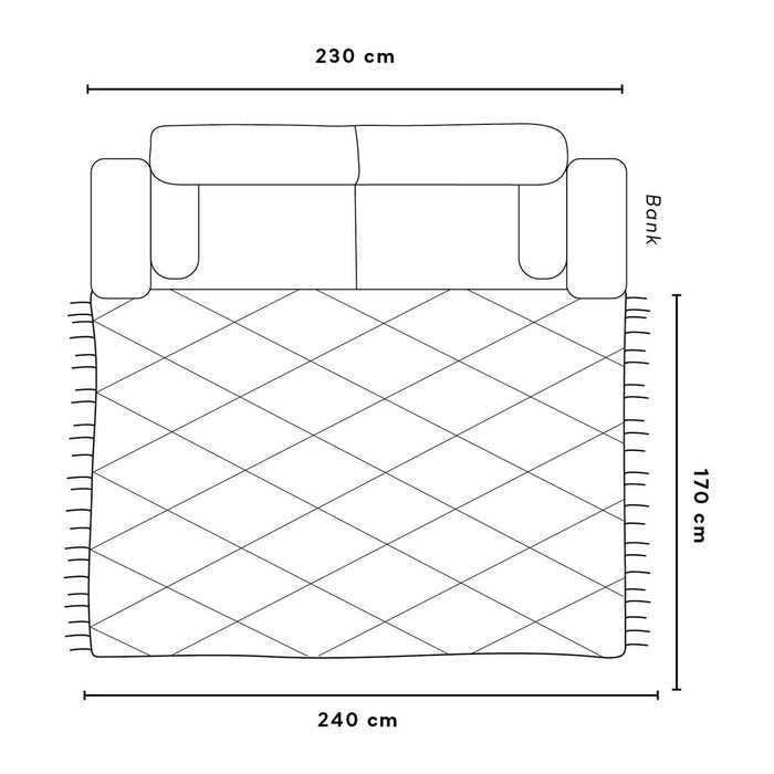 Linie Design Even Vloerkleed