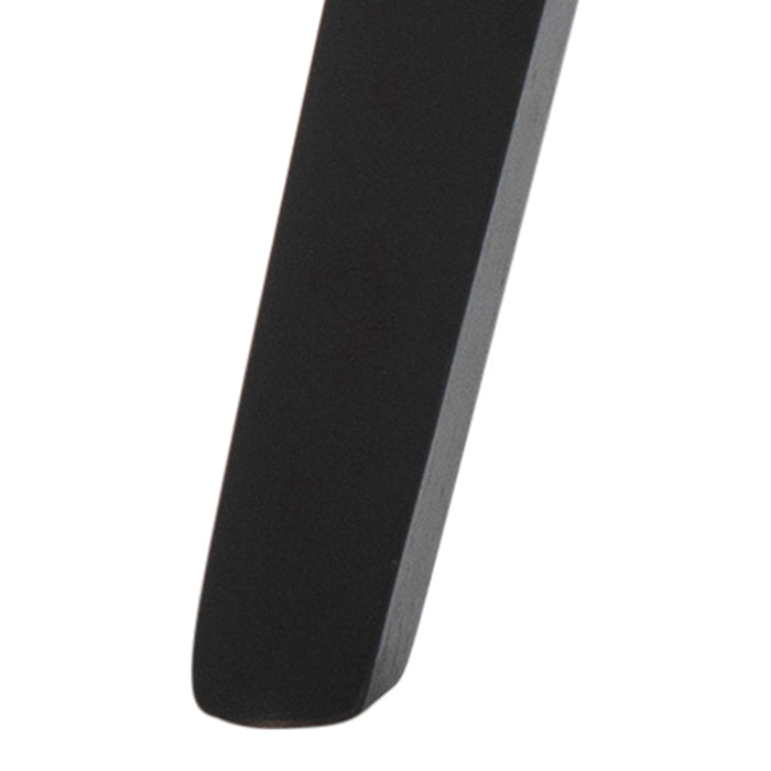 by fonQ basic Crow Eetkamerstoel - Zwart/eiken