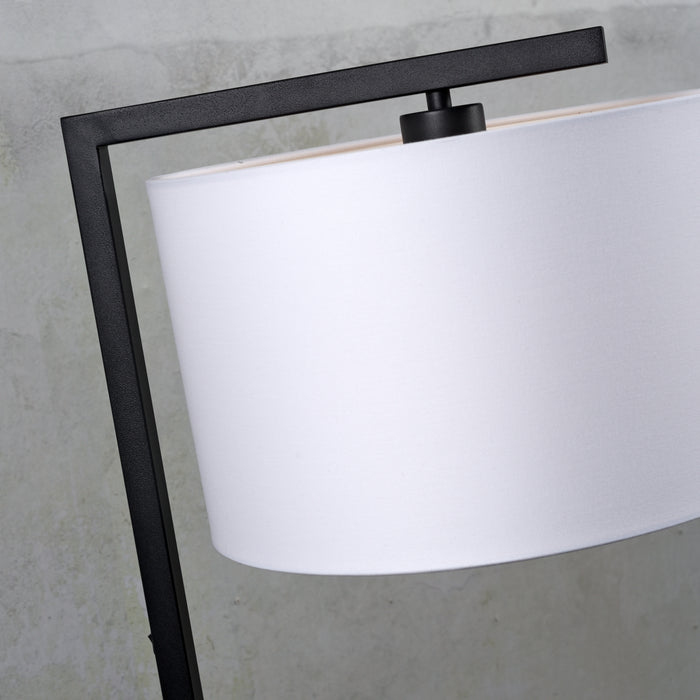 it's about RoMi Boston Vloerlamp Ø 32 cm - Zwart / Beige