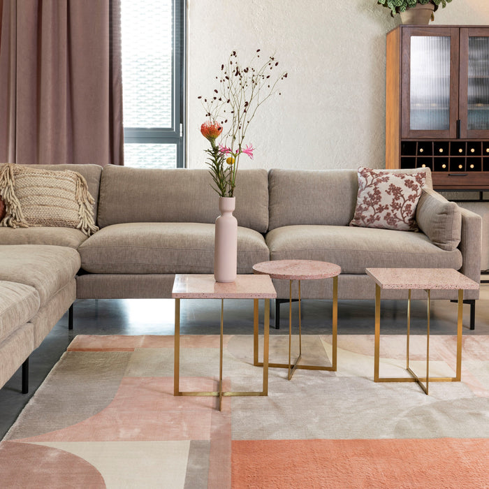 Zuiver Summer 7-zits Hoekbank - Latte