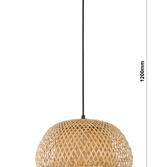 Light & Living Hanglamp Timeo - Bamboe - Ø36cm