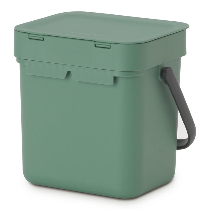 Brabantia Sort & Go Afvalemmer 3 L - Groen