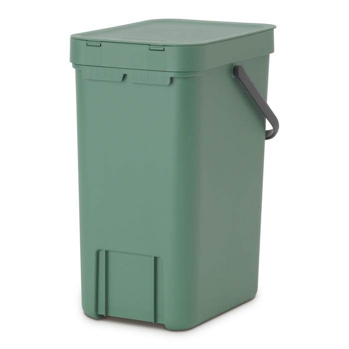 Brabantia Sort & Go Afvalemmer / Opberger 12 L - Groen