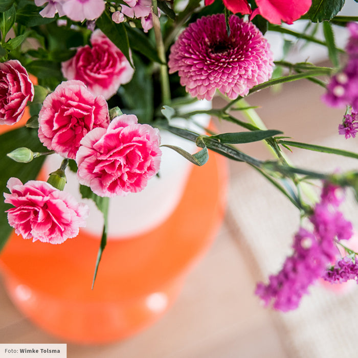 POLSPOTTEN Zig Zag Bijzettafel - Oranje