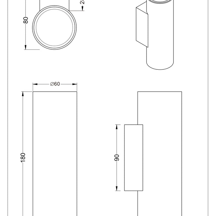 Trio Marley Wandlamp