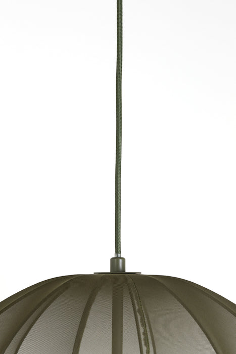 Light & Living Plumeria Hanglamp - H 50 x Ø 42 cm - Donkergroen
