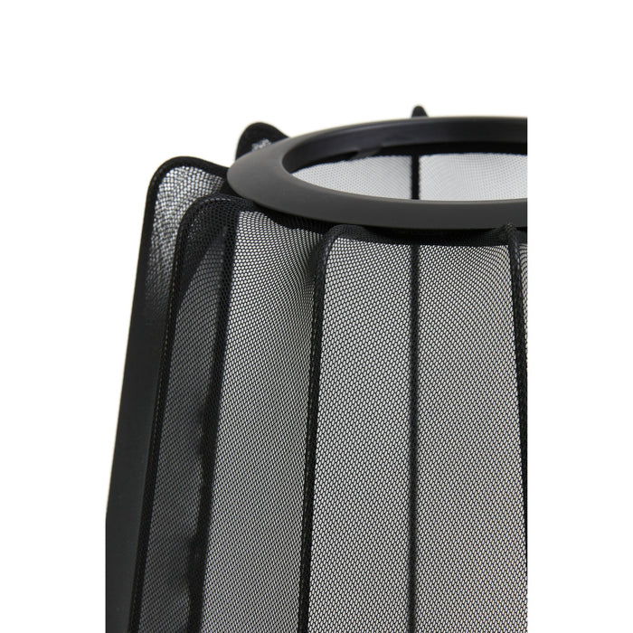 Light & Living Plumeria Tafellamp - H 45 x Ø 25 cm - Zwart