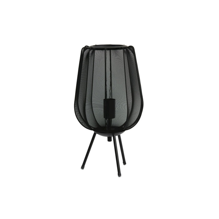 Light & Living Plumeria Tafellamp - H 45 x Ø 25 cm - Zwart