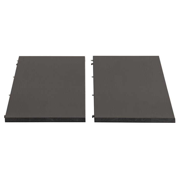 WOOOD Lange Jan Uitschuifbare Eettafel 120 x 200 cm - Zwart