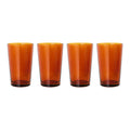 HKliving 70's Glassware Theeglas 0,4 L - Set van 4