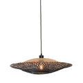 GOOD&MOJO Kalimantan Hanglamp Plat - Ø60cm - Zwart