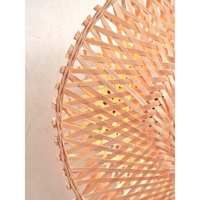 GOOD&MOJO Kalimantan Wandlamp Rond - Ø30cm - Bamboe