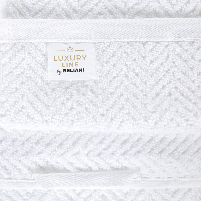 Beliani - MITIARO - Handdoek set van 9 - Wit - Katoen